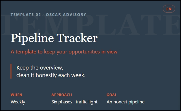 Template 02 — Pipeline Tracker